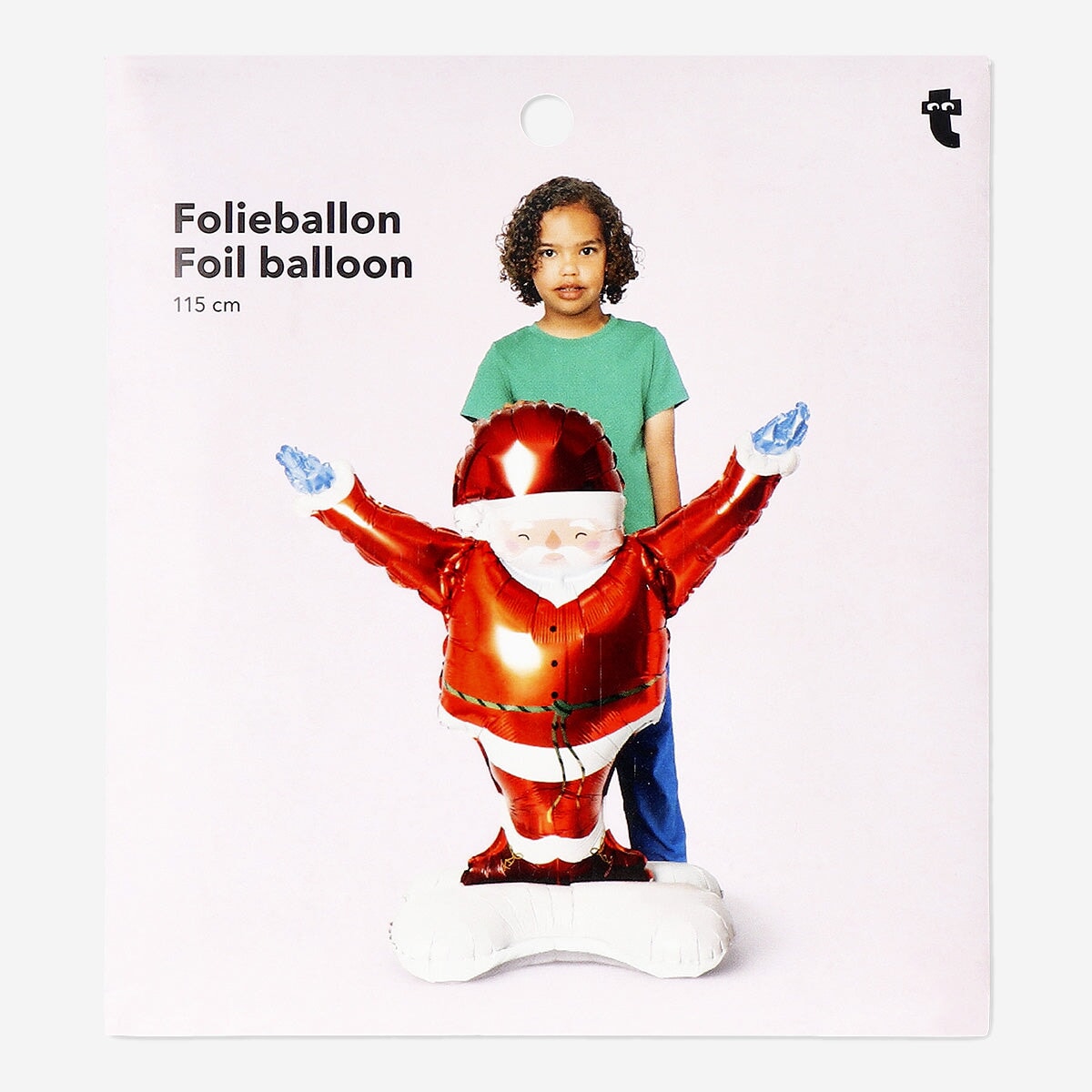 Standing Santa Foil Balloon - 115 cm Party Flying Tiger Copenhagen 