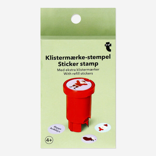 Sticker stamp with refill stickers