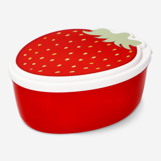 Boîte à en-cas à la fraise