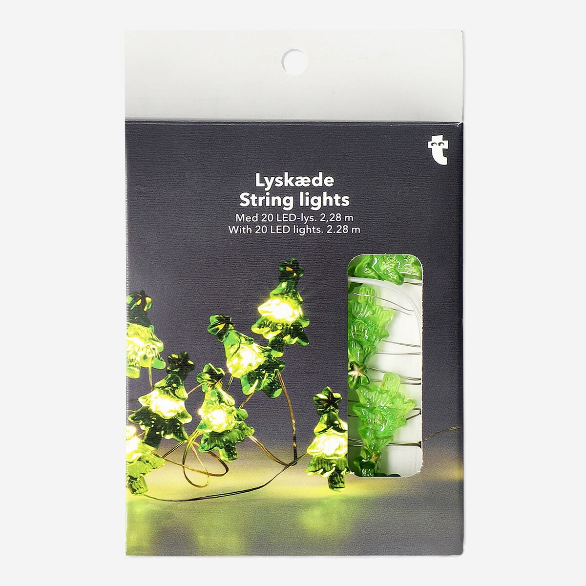 String Lights with Christmas Trees - 228 cm Home Flying Tiger Copenhagen 