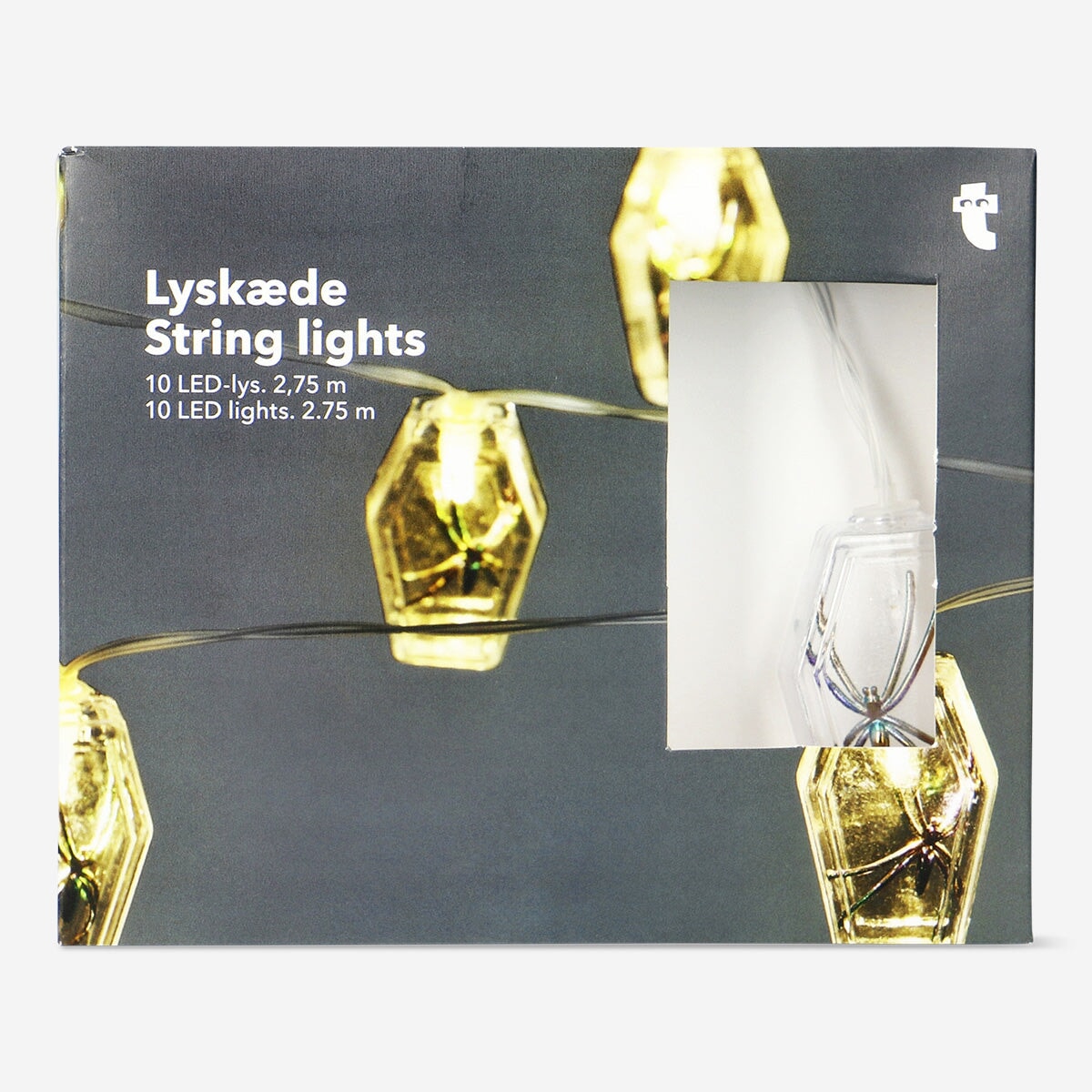 String Lights with Coffins and Spiders - 275 cm Home Flying Tiger Copenhagen 