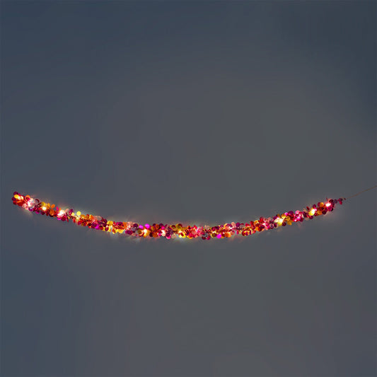 String lights with multi coloured sequins