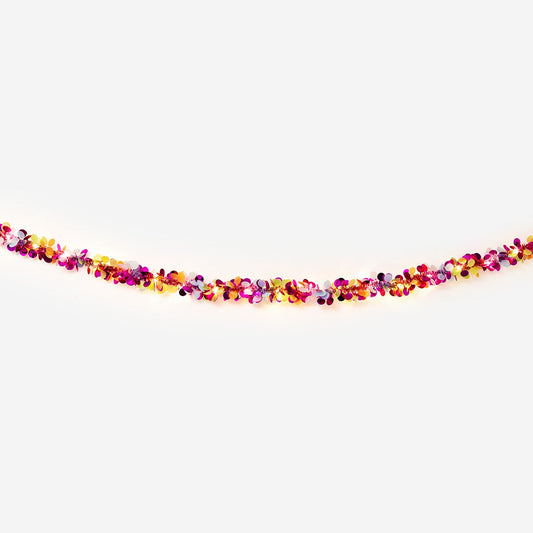 String lights with multi coloured sequins