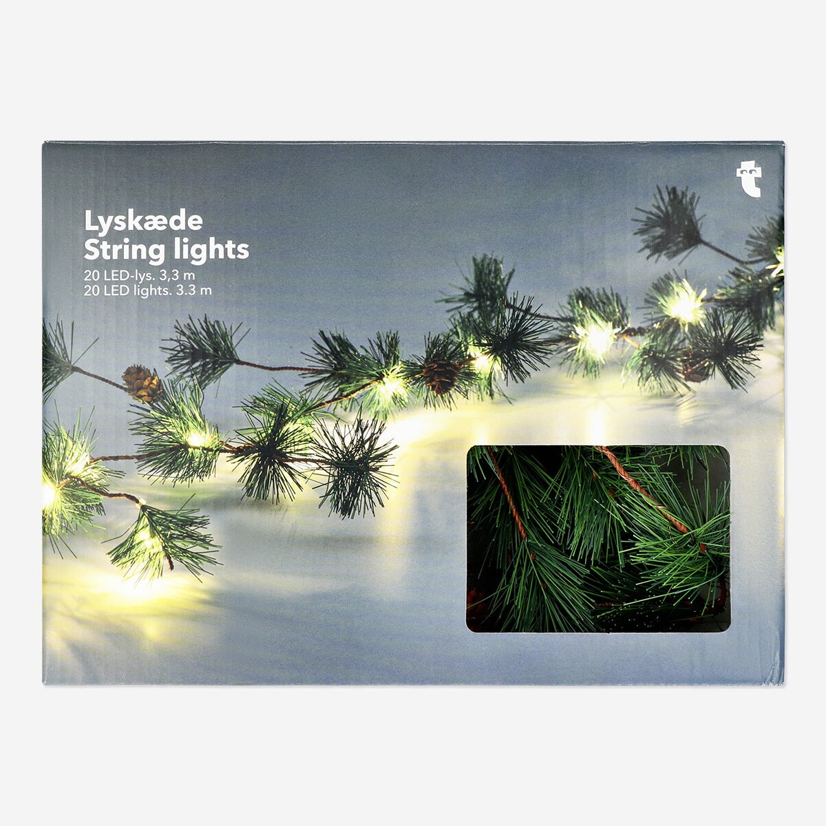 String Lights with Pine Needle Branches - 330 cm Home Flying Tiger Copenhagen 