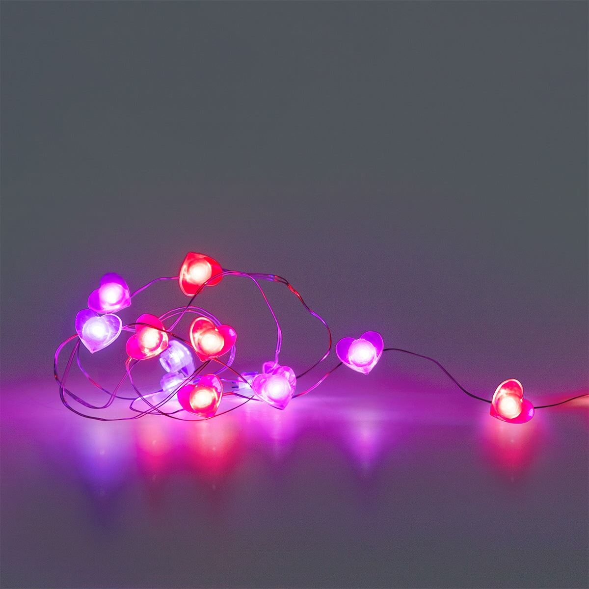 String lights with pink hearts - 220 cm Home Flying Tiger Copenhagen 