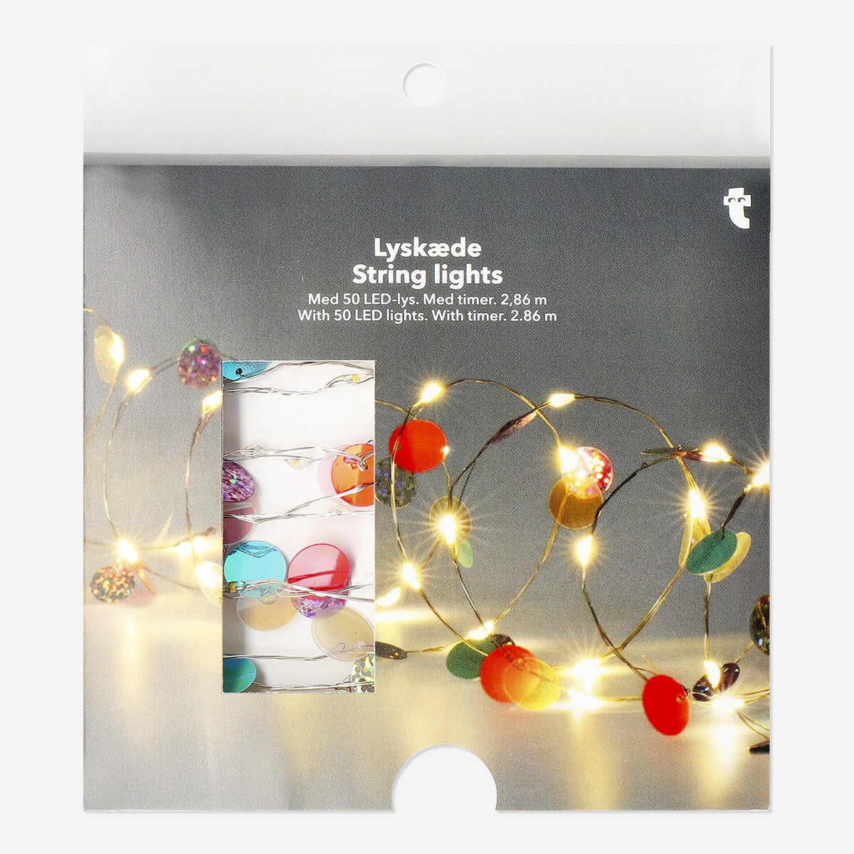 String Lights with Sequins - 286 cm Home Flying Tiger Copenhagen 