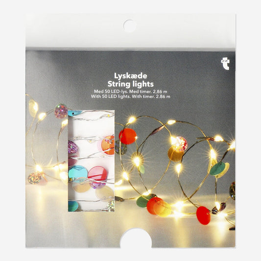 String Lights met Pailletten - 286 cm