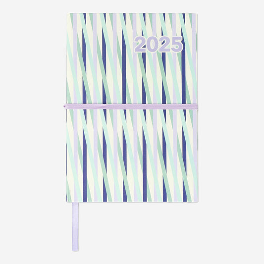 Striped Daily Diary A5 - English