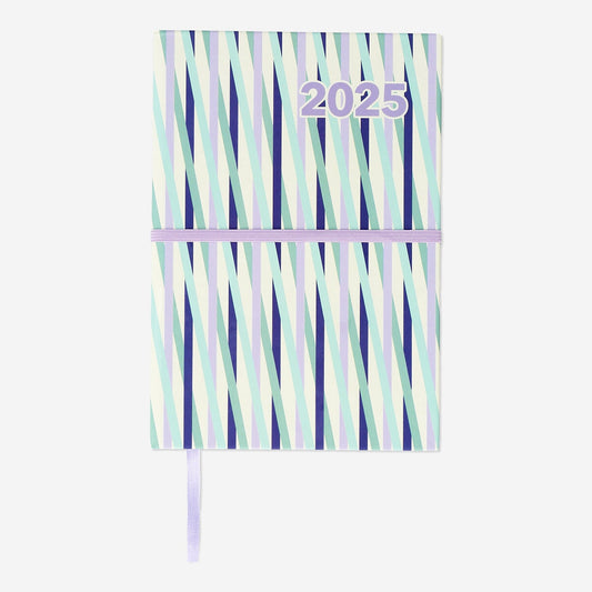 Striped Daily Diary A5 - Italian