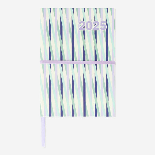 Striped Daily Diary A5 - Spanish