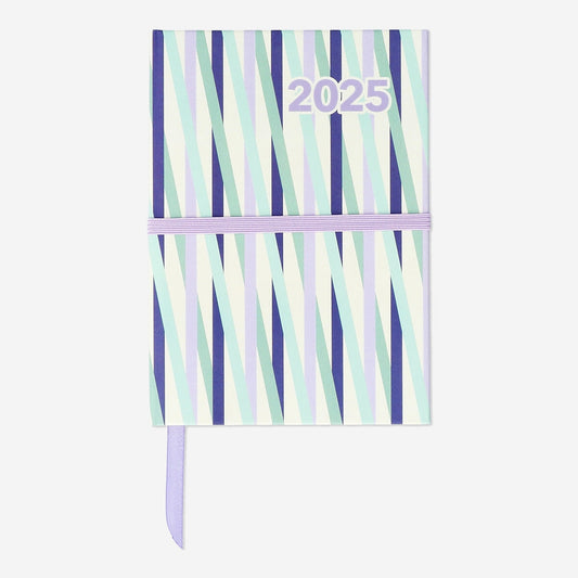 Striped Daily Diary A6 - Italian