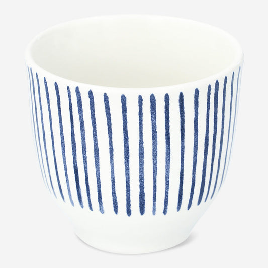 Striped mug. 330 ml