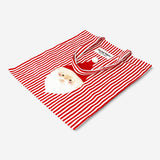 Striped Tote Bag with Santa's Face Textile Flying Tiger Copenhagen 