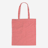 Striped Tote Bag with Santa's Face Textile Flying Tiger Copenhagen 