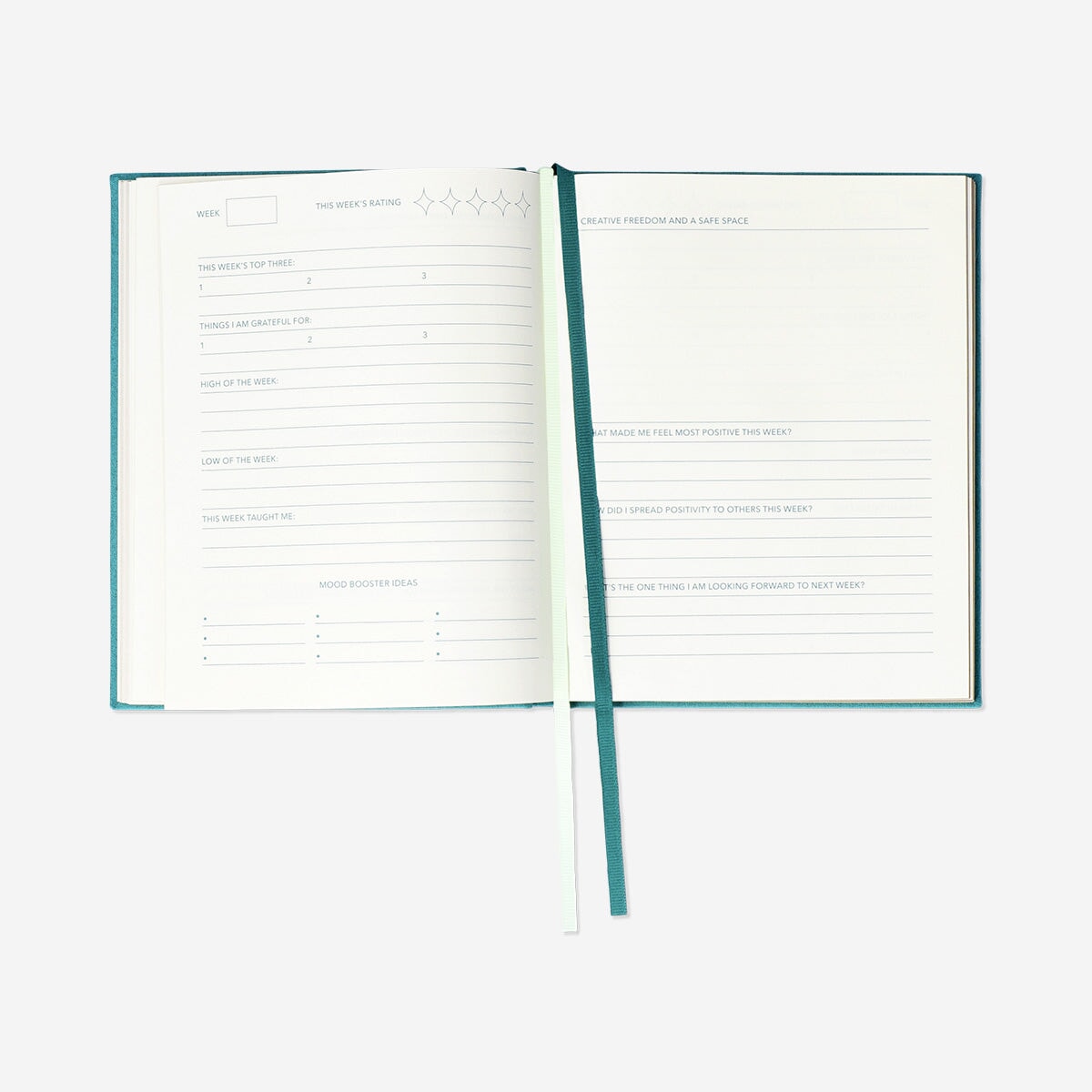 Teal positivity journal Office Flying Tiger Copenhagen 