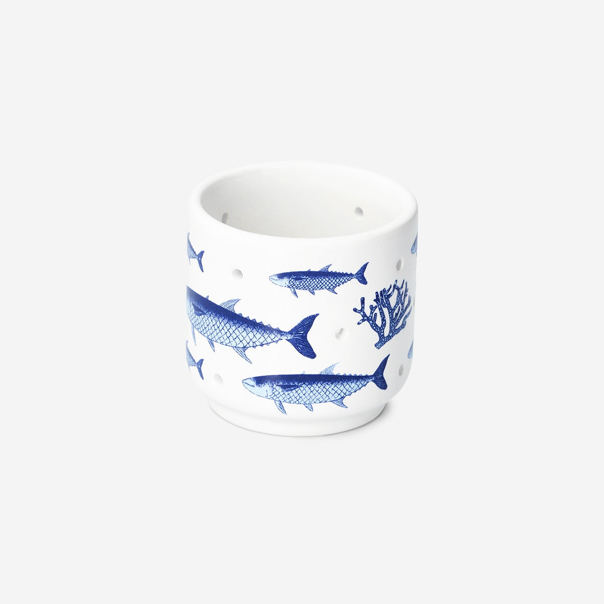 Tealight holder with fish print Home Flying Tiger Copenhagen 