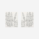 Temporary skeleton hand tattoos - 2 pcs Personal care Flying Tiger Copenhagen 
