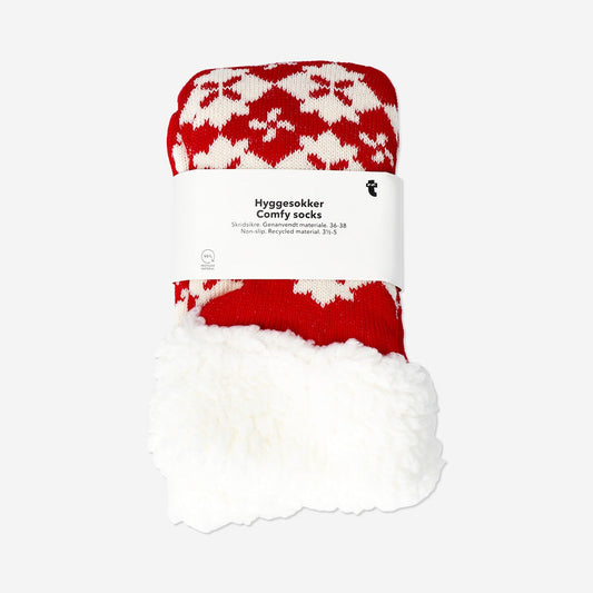 Thick comfy socks with non-slip - Size 36/38