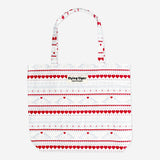 Tote Bag with Christmas Pattern Design Textile Flying Tiger Copenhagen 