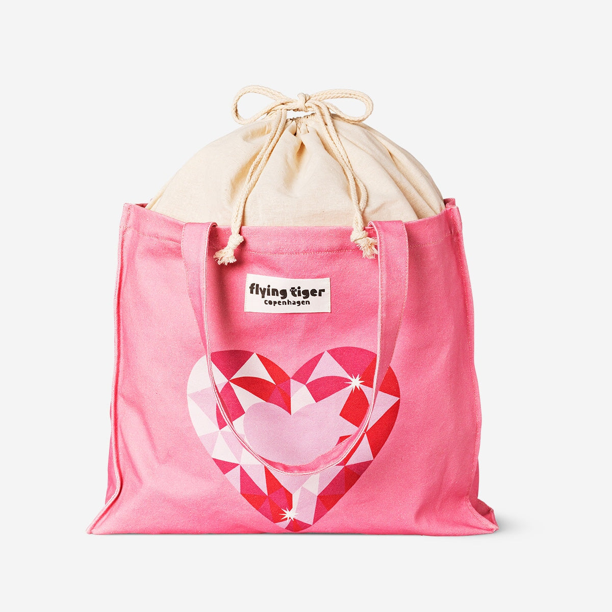 Tote Bag with Drawstring Closure Textile Flying Tiger Copenhagen 