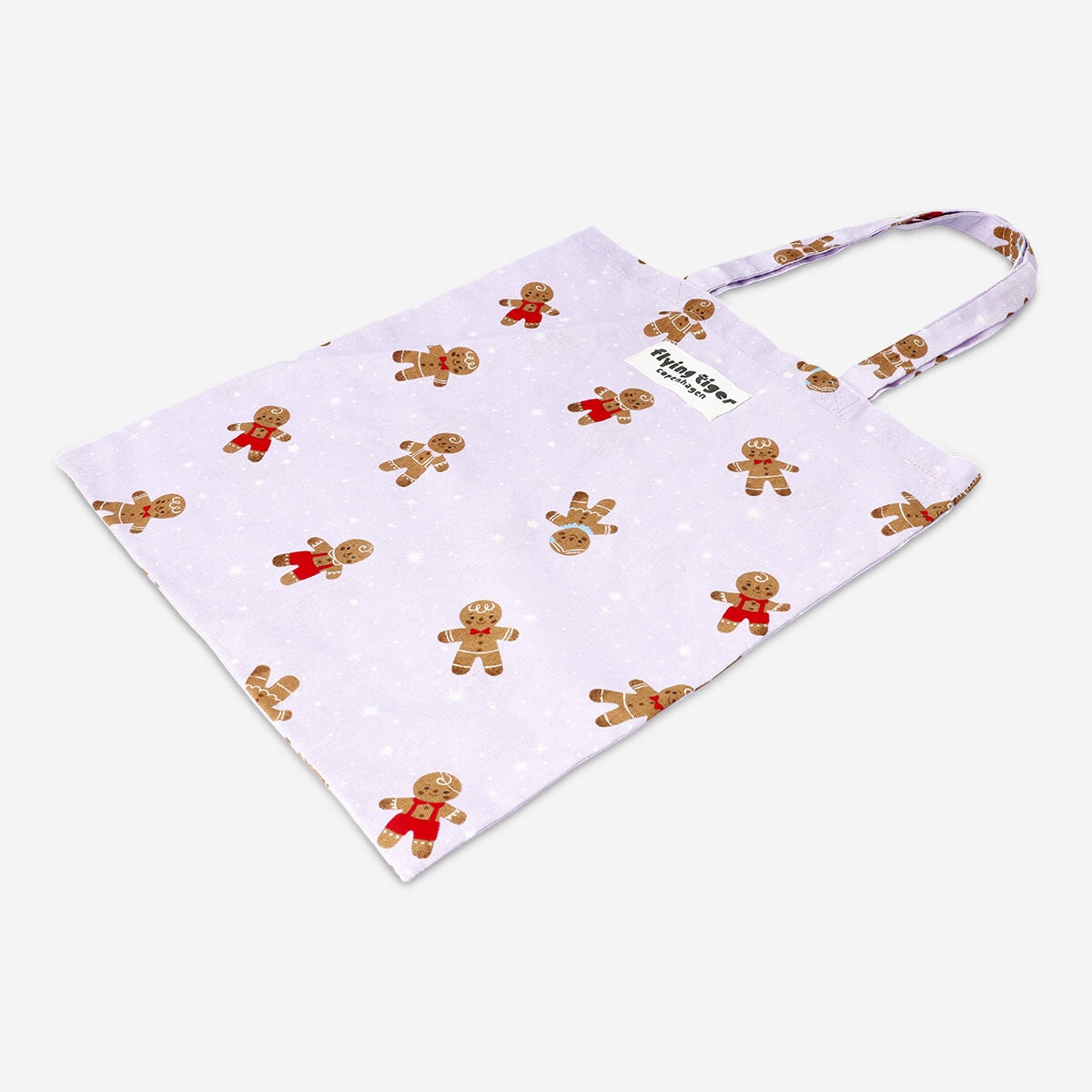 Tote Bag with Gingerbread Design Textile Flying Tiger Copenhagen 