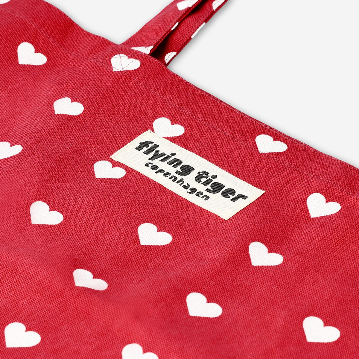 Tote Bag with Hearts Textile Flying Tiger Copenhagen 