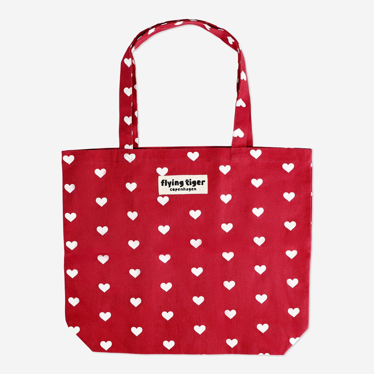 Tote Bag with Hearts Textile Flying Tiger Copenhagen 