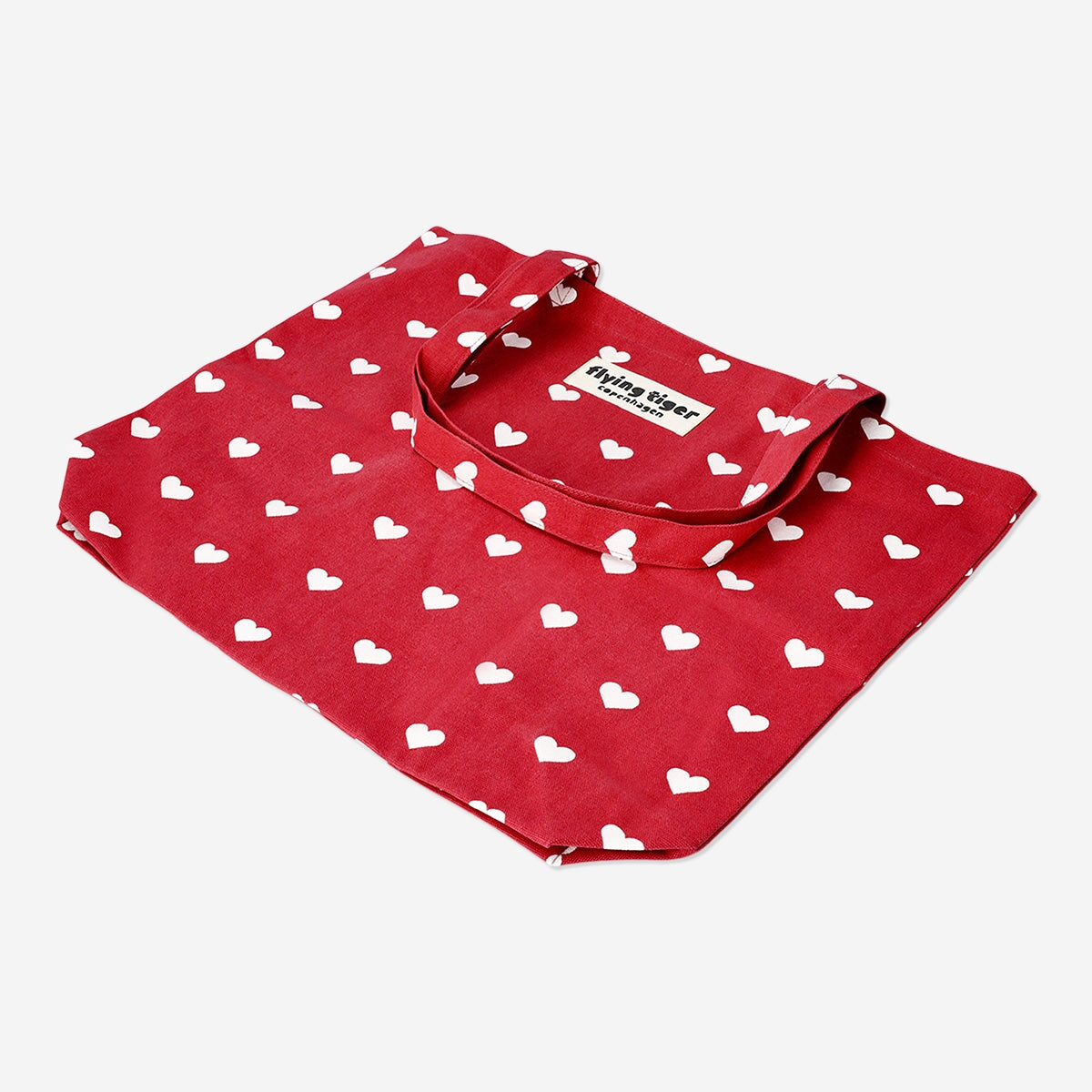 Tote Bag with Hearts Textile Flying Tiger Copenhagen 