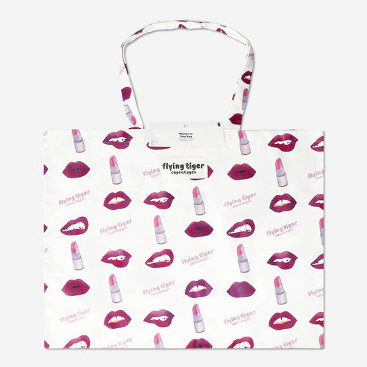 Tote Tasche mit Lippen