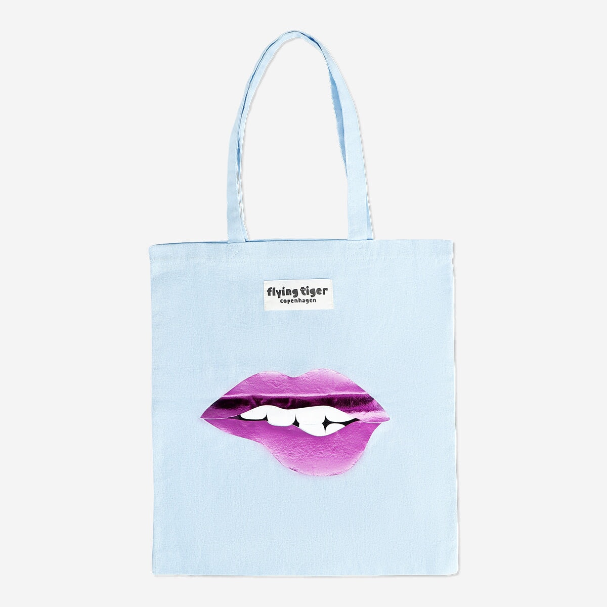 Tote Bag with Lips Textile Flying Tiger Copenhagen 