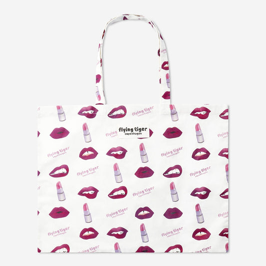 Tote Tasche mit Lippen