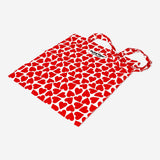 Tote bag with red hearts Textile Flying Tiger Copenhagen 