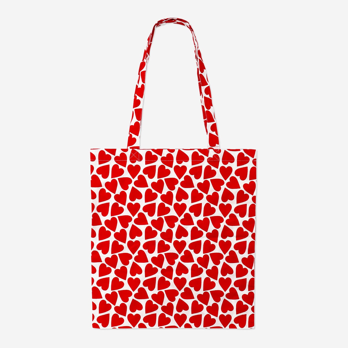 S heart tote bag large theredtread トート Tote bag with red