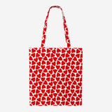 Tote bag with red hearts Textile Flying Tiger Copenhagen 