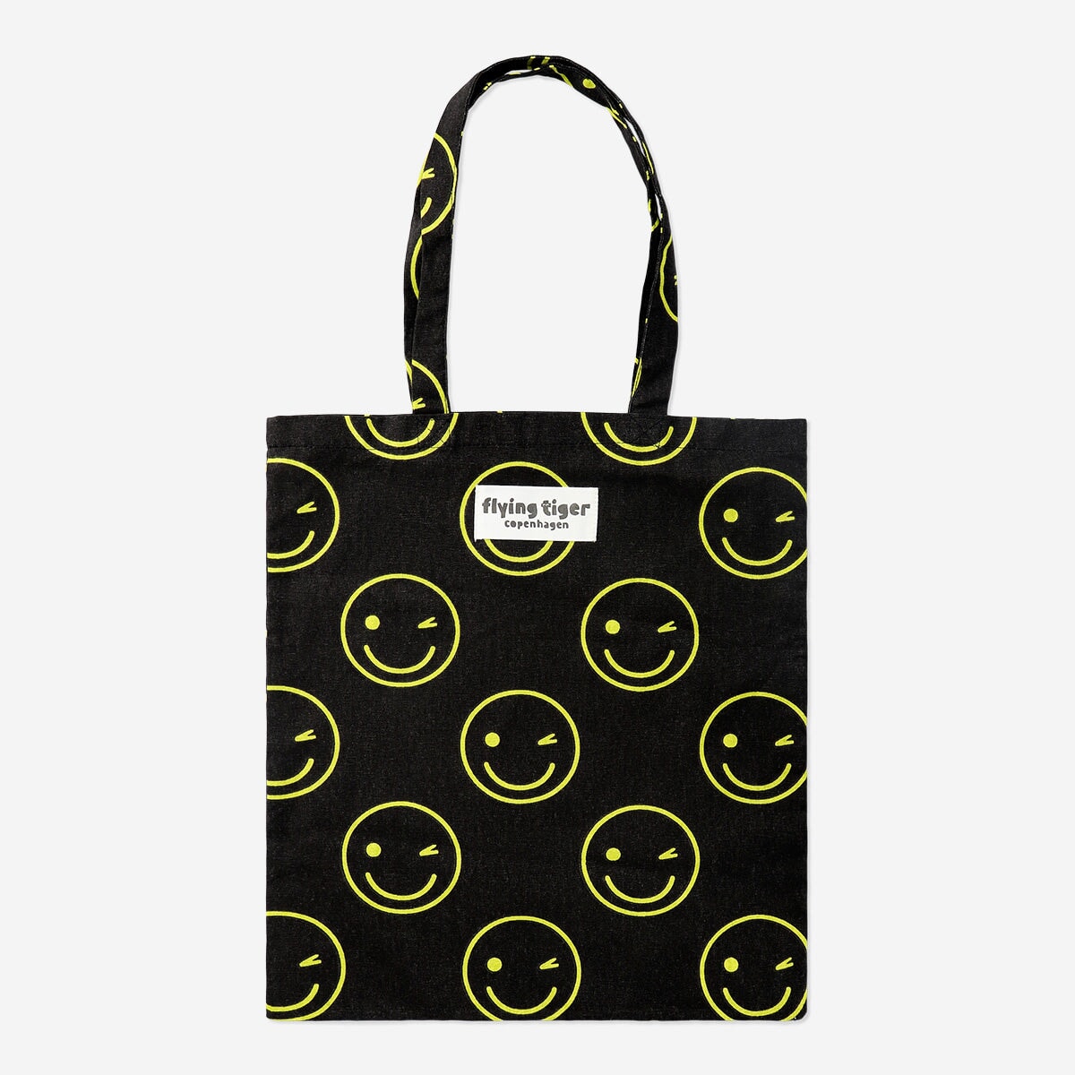 Tote Bag with Smileys Textile Flying Tiger Copenhagen 