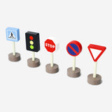 Traffic signs. 5 pcs Toy Flying Tiger Copenhagen 