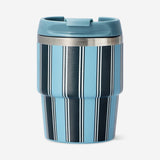 Travel mug with blue stripes - 150 ml Kitchen Flying Tiger Copenhagen 
