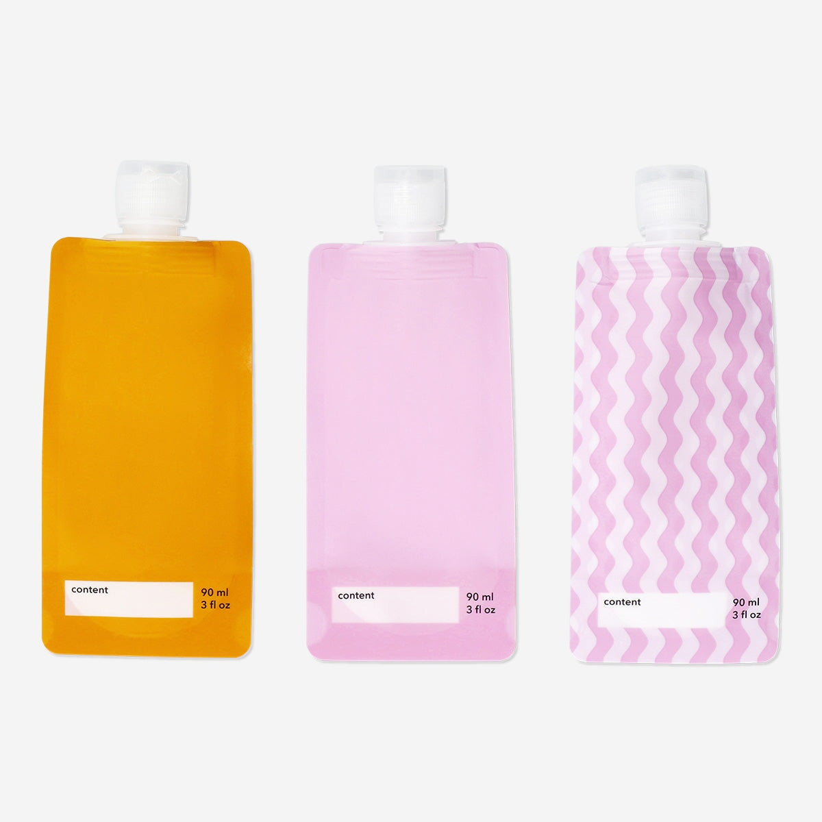 Travel set for liquids - 3 pcs Personal care Flying Tiger Copenhagen 