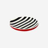 Trinket tray with black and white stripes home Flying Tiger Copenhagen 