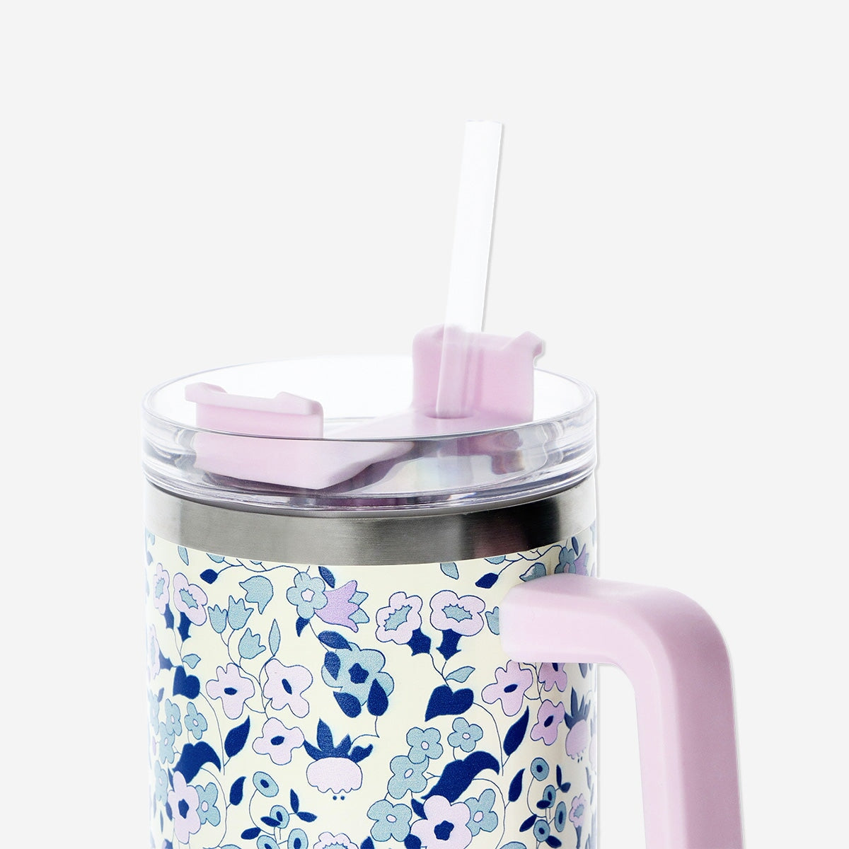 Tumbler with lid and straw. 1.2 L Kitchen Flying Tiger Copenhagen 