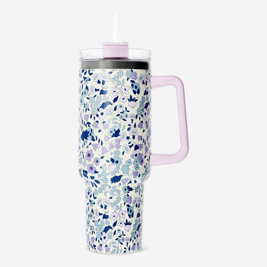 Tumbler with lid and straw. 1.2 L