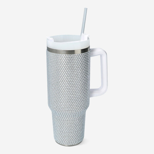 Tumbler med gnistrande stenar - 1200 ml