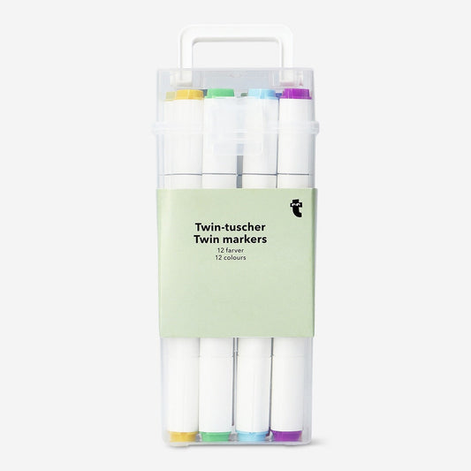 Twin Markers - 12 pcs