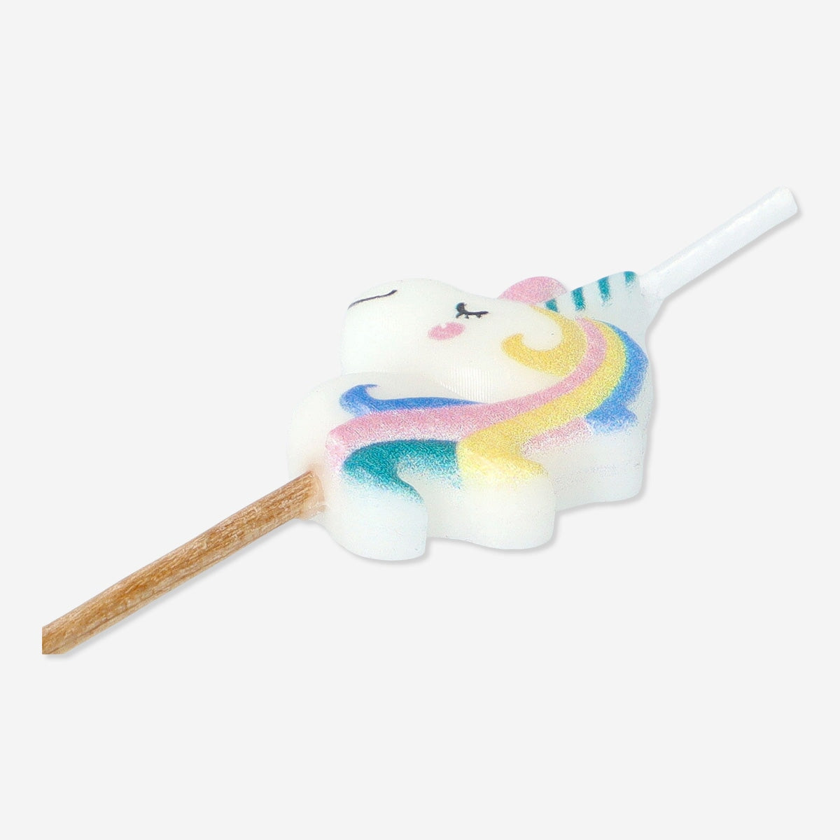 Unicorn cake candles. 6 pcs Party Flying Tiger Copenhagen 