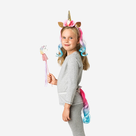 Accessori per il costume da unicorno. Per i bambini