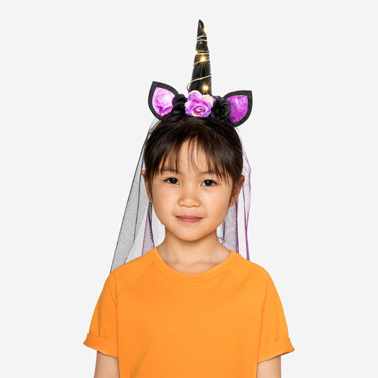 Unicorn hairband with light - For kids