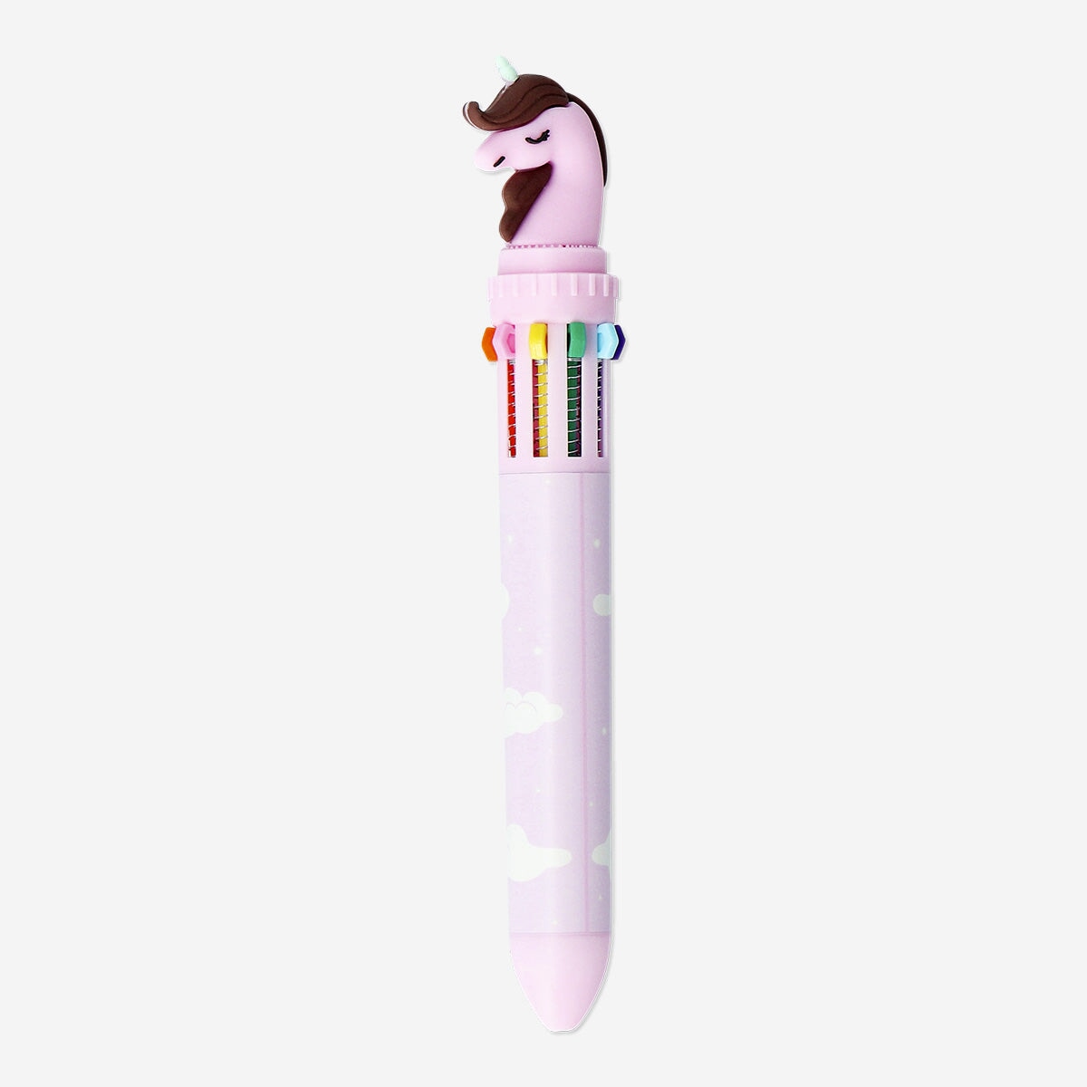 Unicorn-Shaped Multi-Coloured Ballpoint Pen Office Flying Tiger Copenhagen 