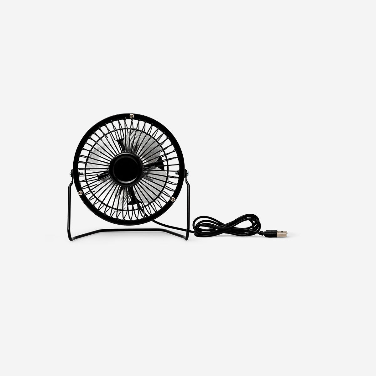 Sleek USB Desk Fan – Compact Black Metal | Office Essential – Flying ...