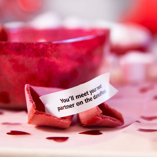 Valentine's fortune cookies - 10 pcs