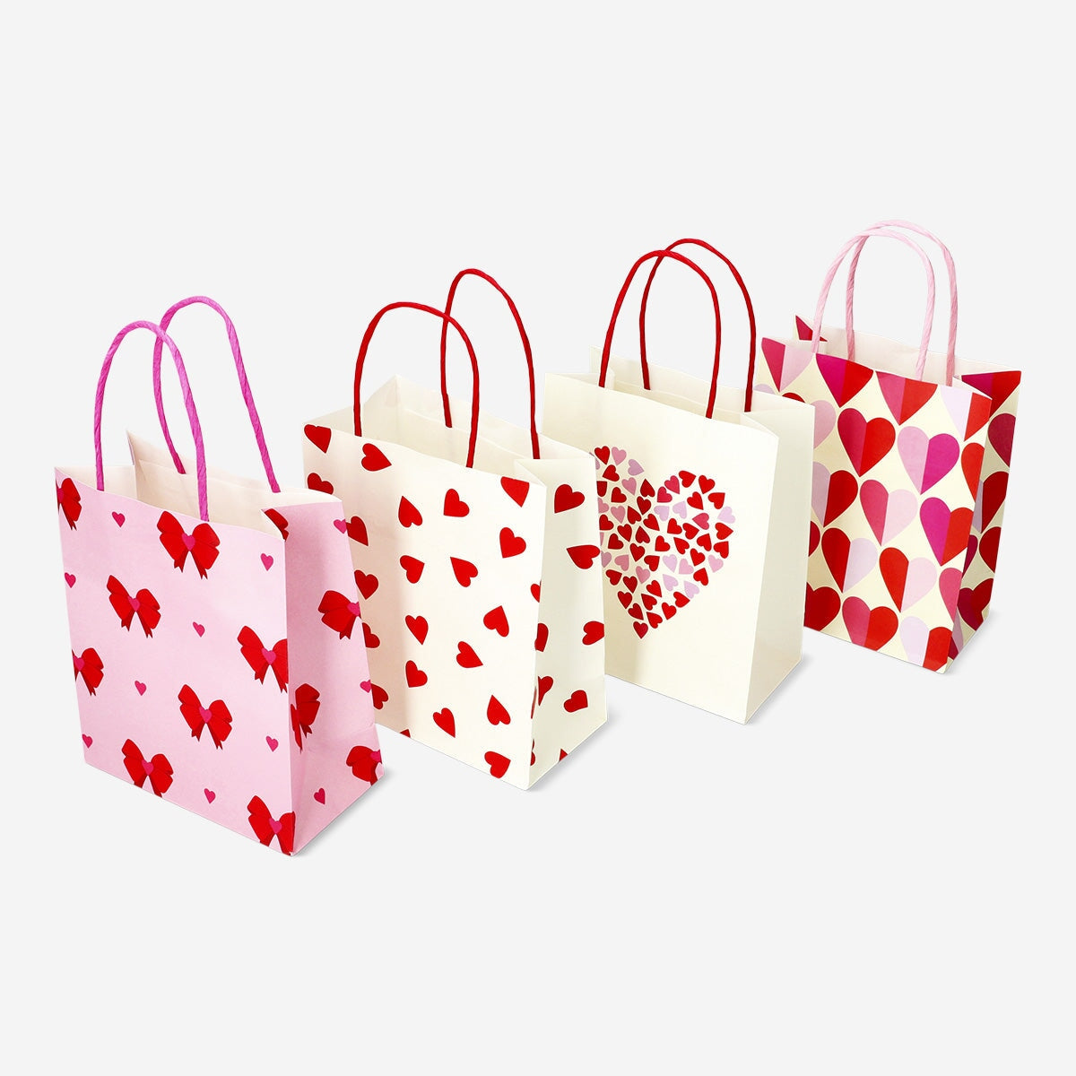 Valentine's gift bags - 4 pcs Party Flying Tiger Copenhagen 